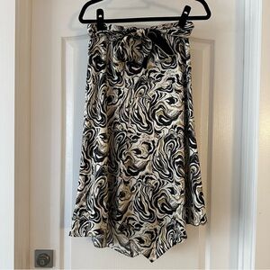 Diane Von Furstenberg Patterned Asymmetrical Skirt